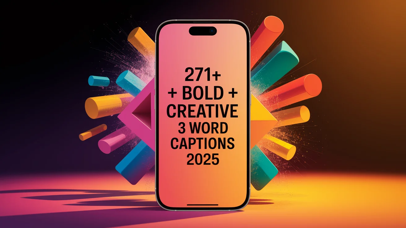 3 Word Captions