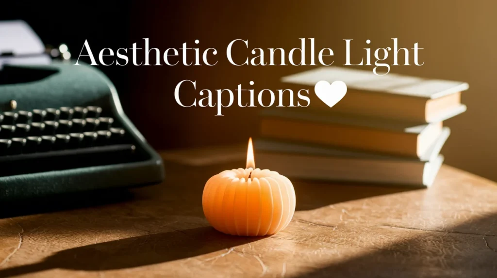 Aesthetic Candle Light Captions 