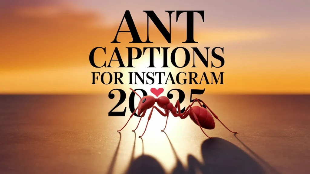 Ant Captions For Instagram