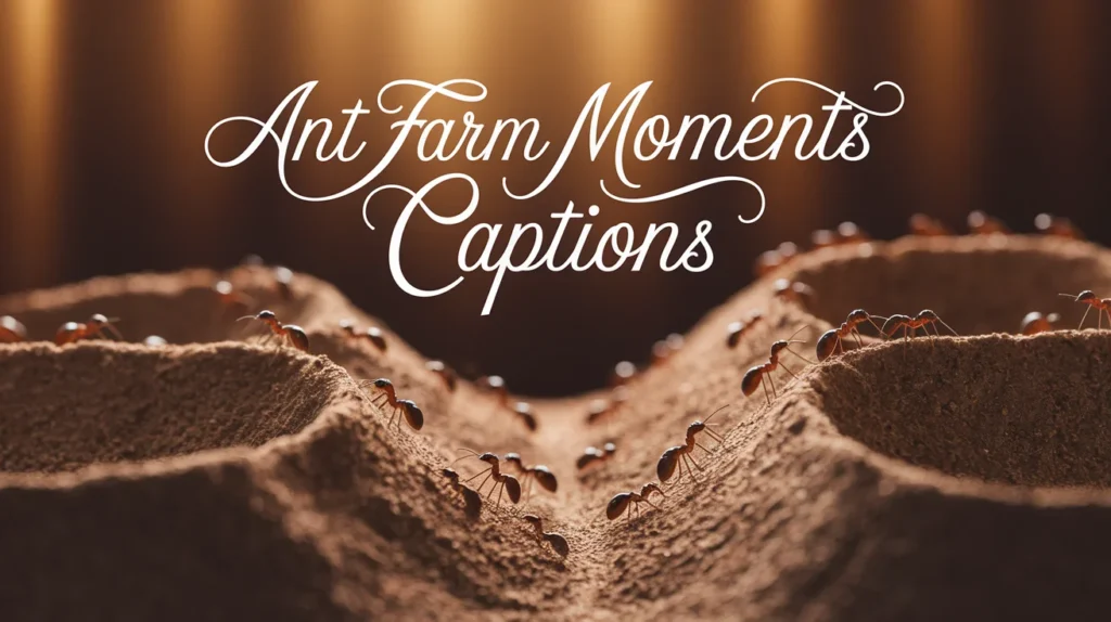 Ant Farm Moments Captions