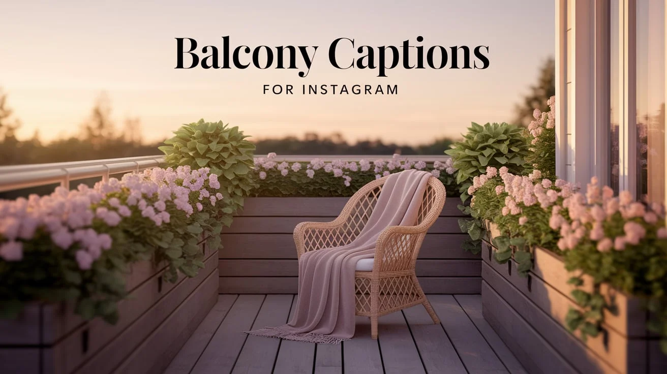 Balcony Captions For Instagram