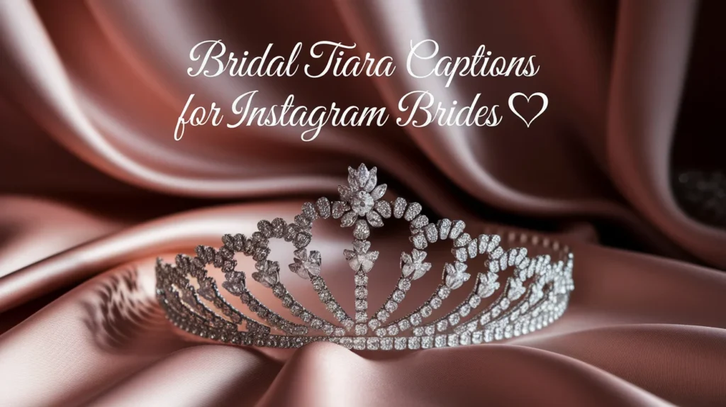 Bridal Tiara Captions For Instagram Brides