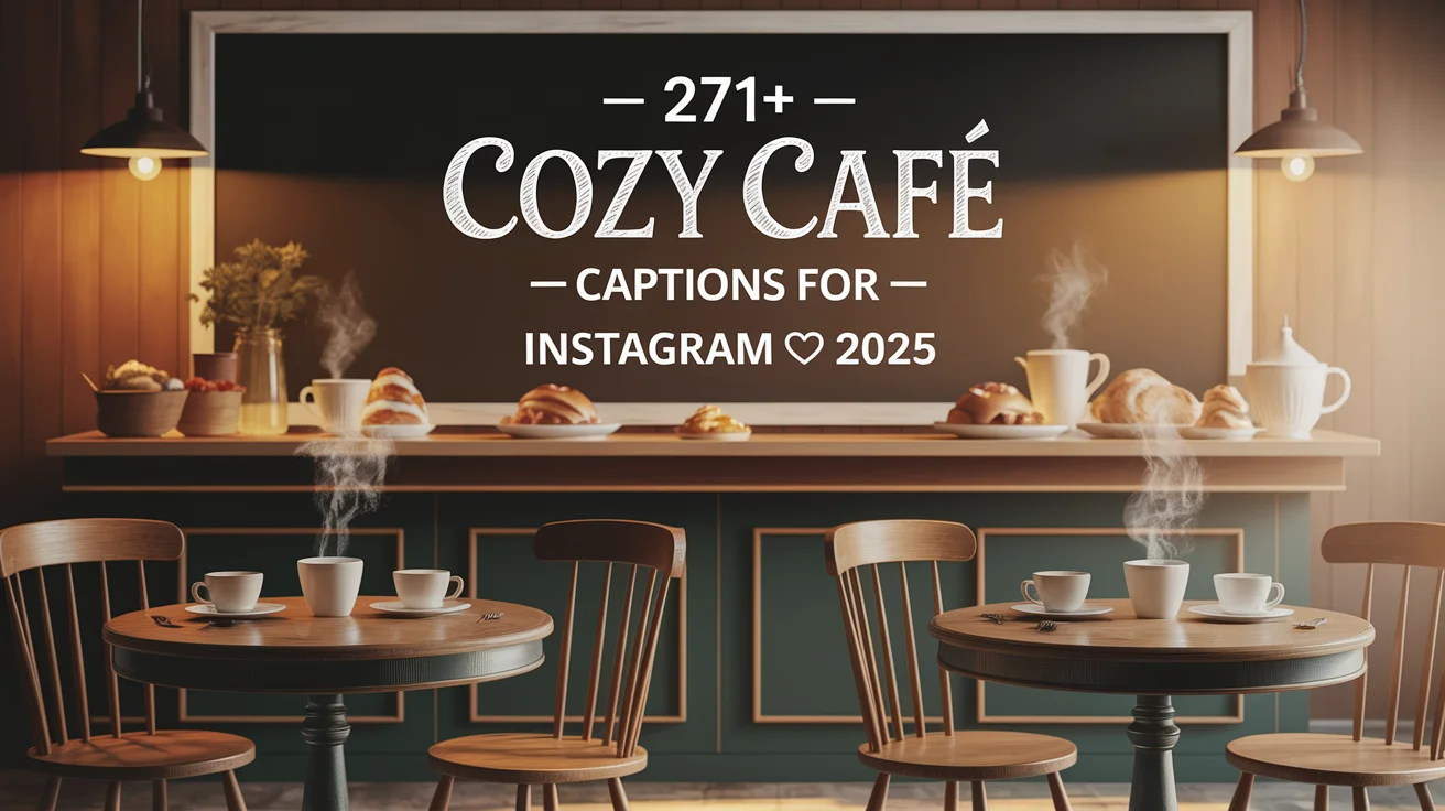 Cozy Cafe Captions For Instagram