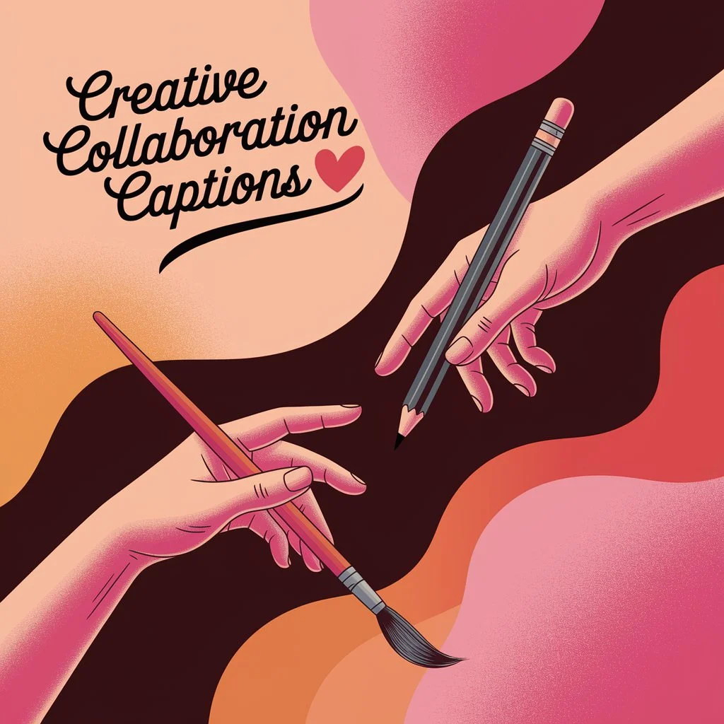 Creative Collaboration Captions