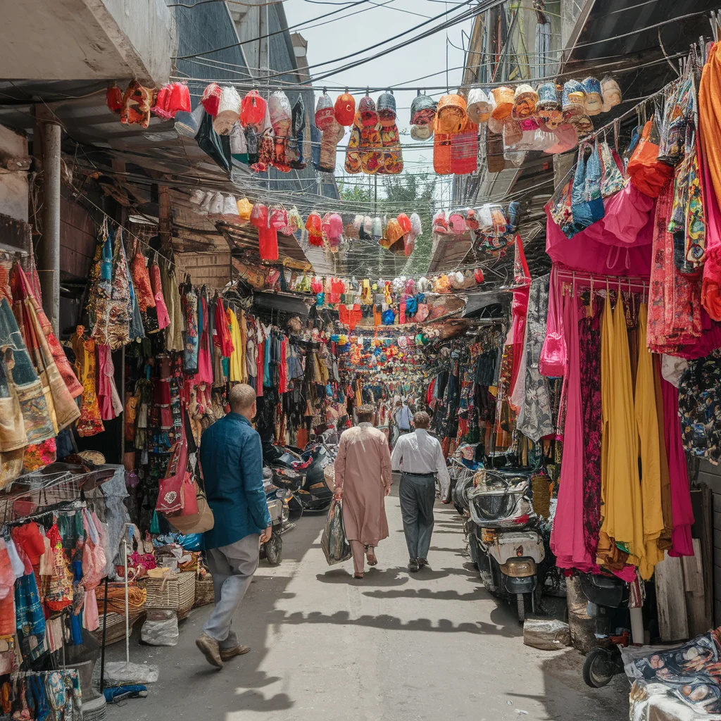 Delhi Street Shopping Captions