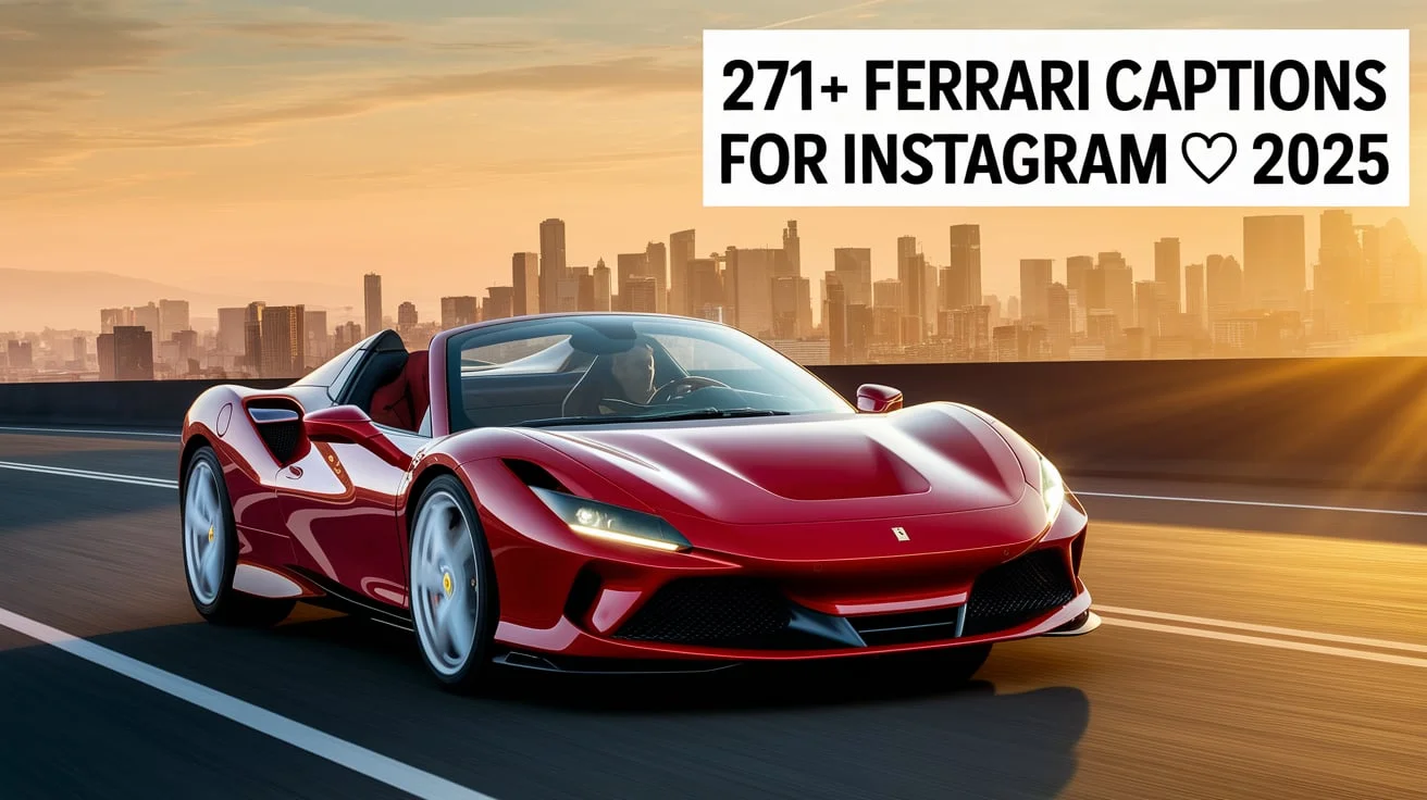 Ferrari Captions For Instagram