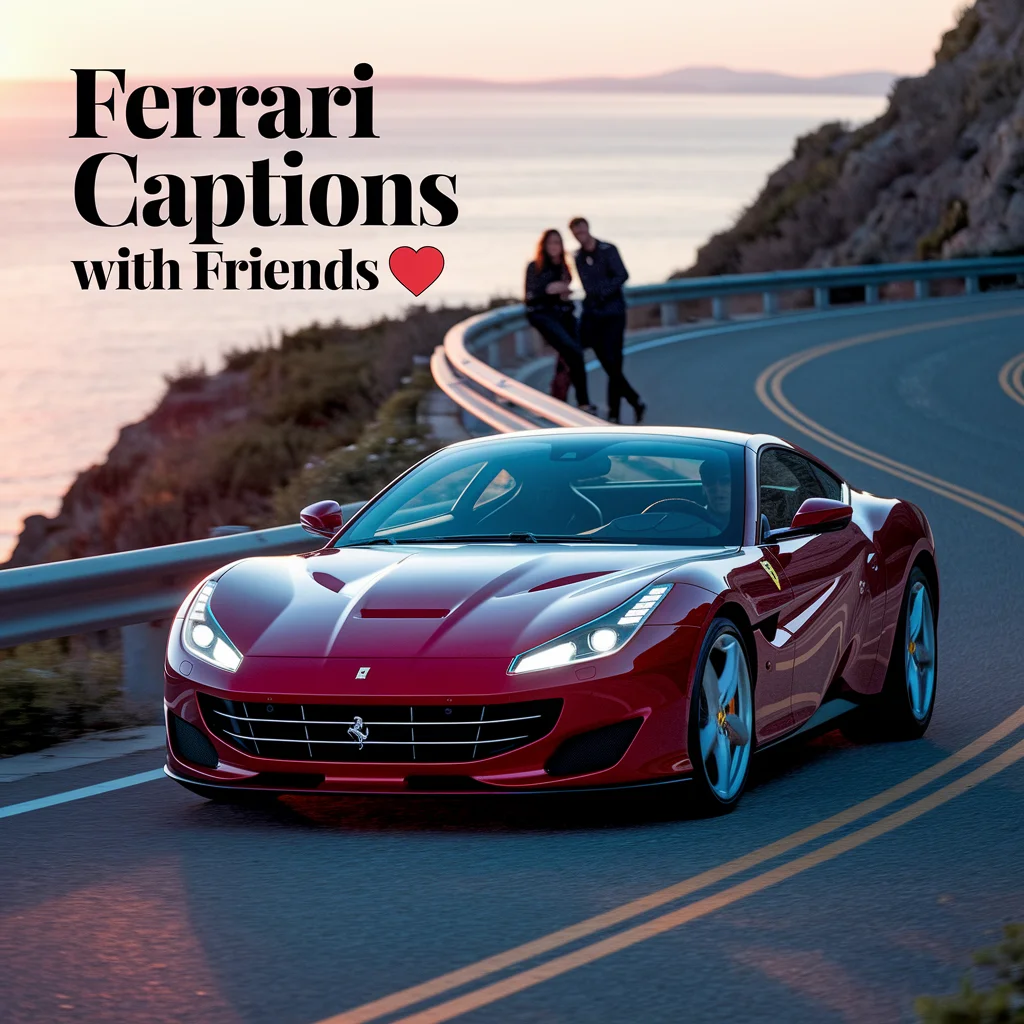 Ferrari Captions With Friends