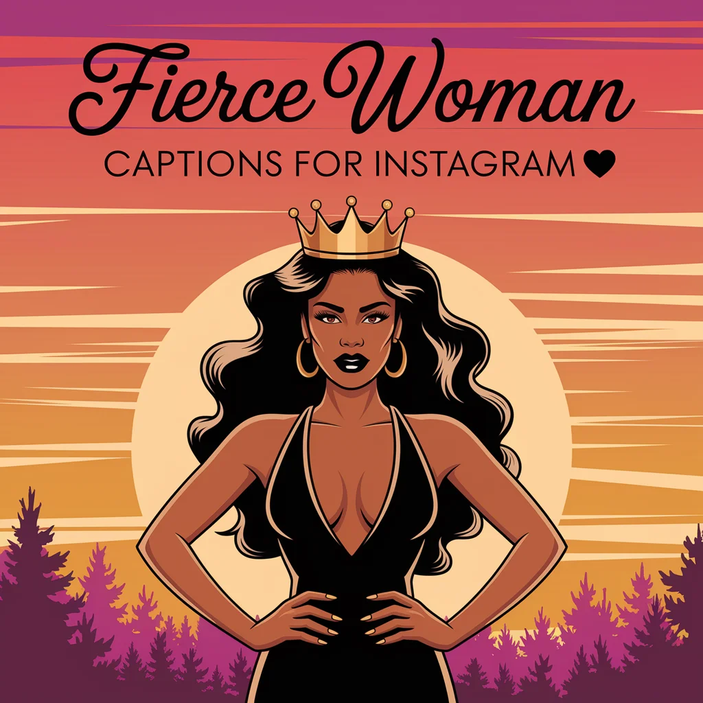 Fierce Woman Captions For Instagram