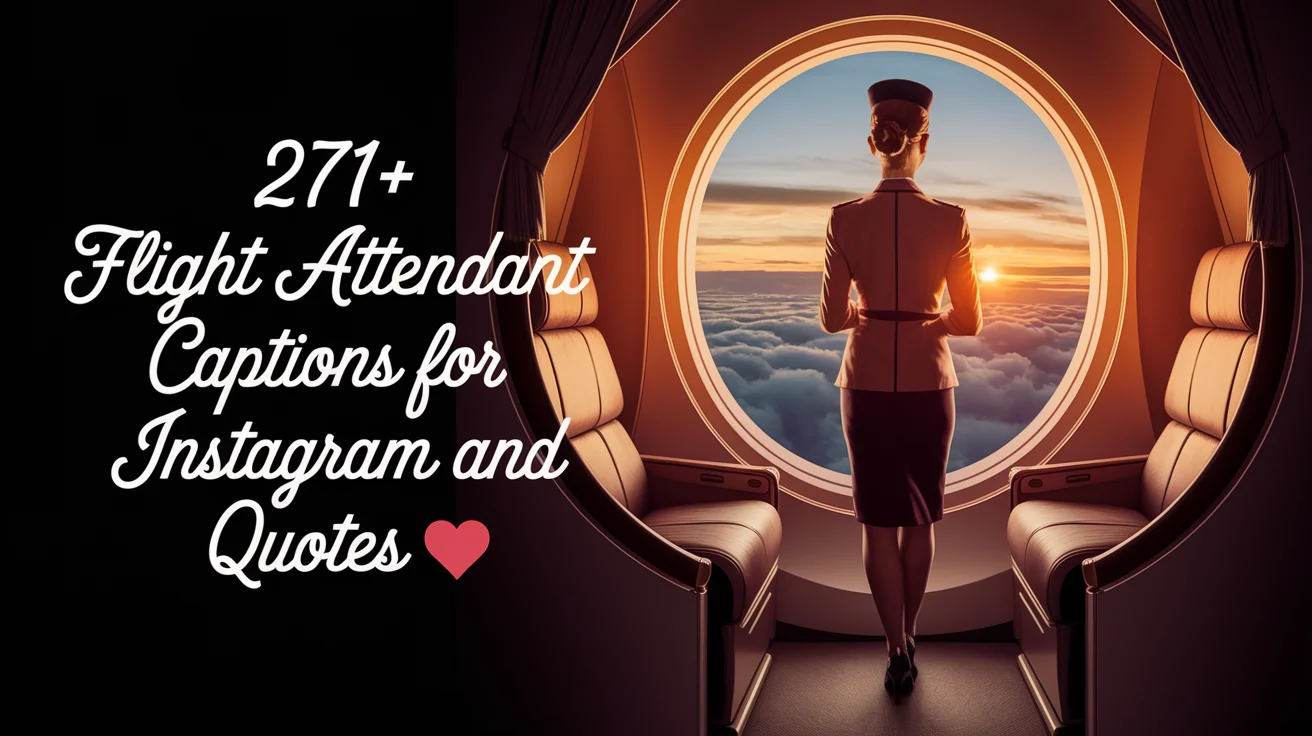 Flight Attendant Captions For Instagram