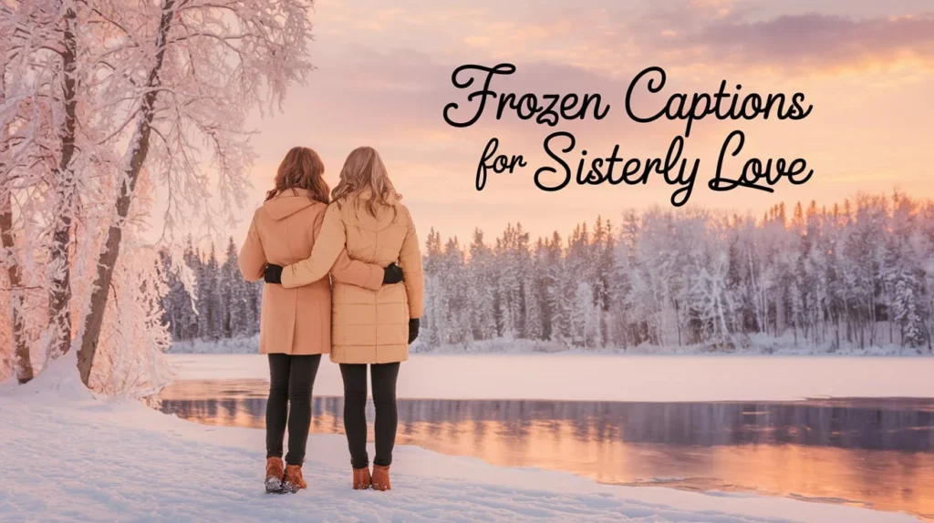 Frozen Captions for Sisterly Love
