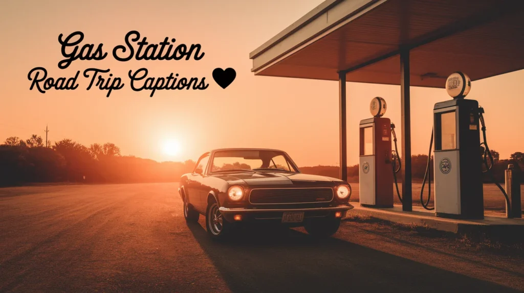 Gas Station Road Trip Captions