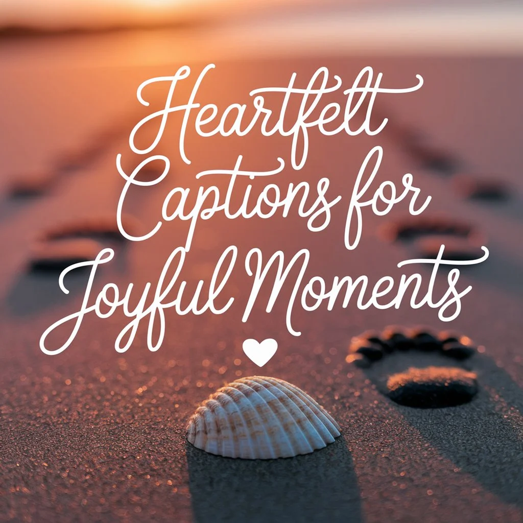 Heartfelt Captions for Joyful Moments