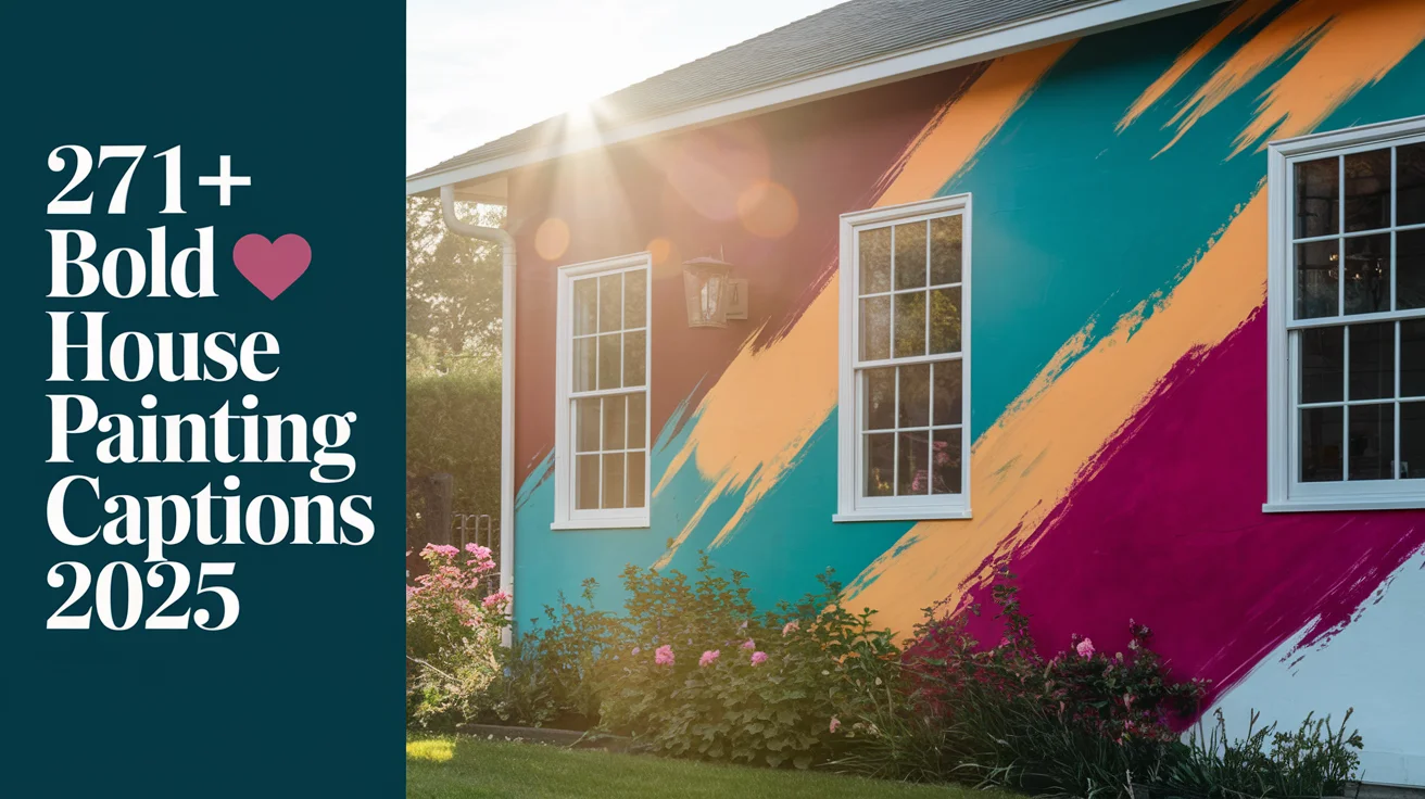 House Painting Captions