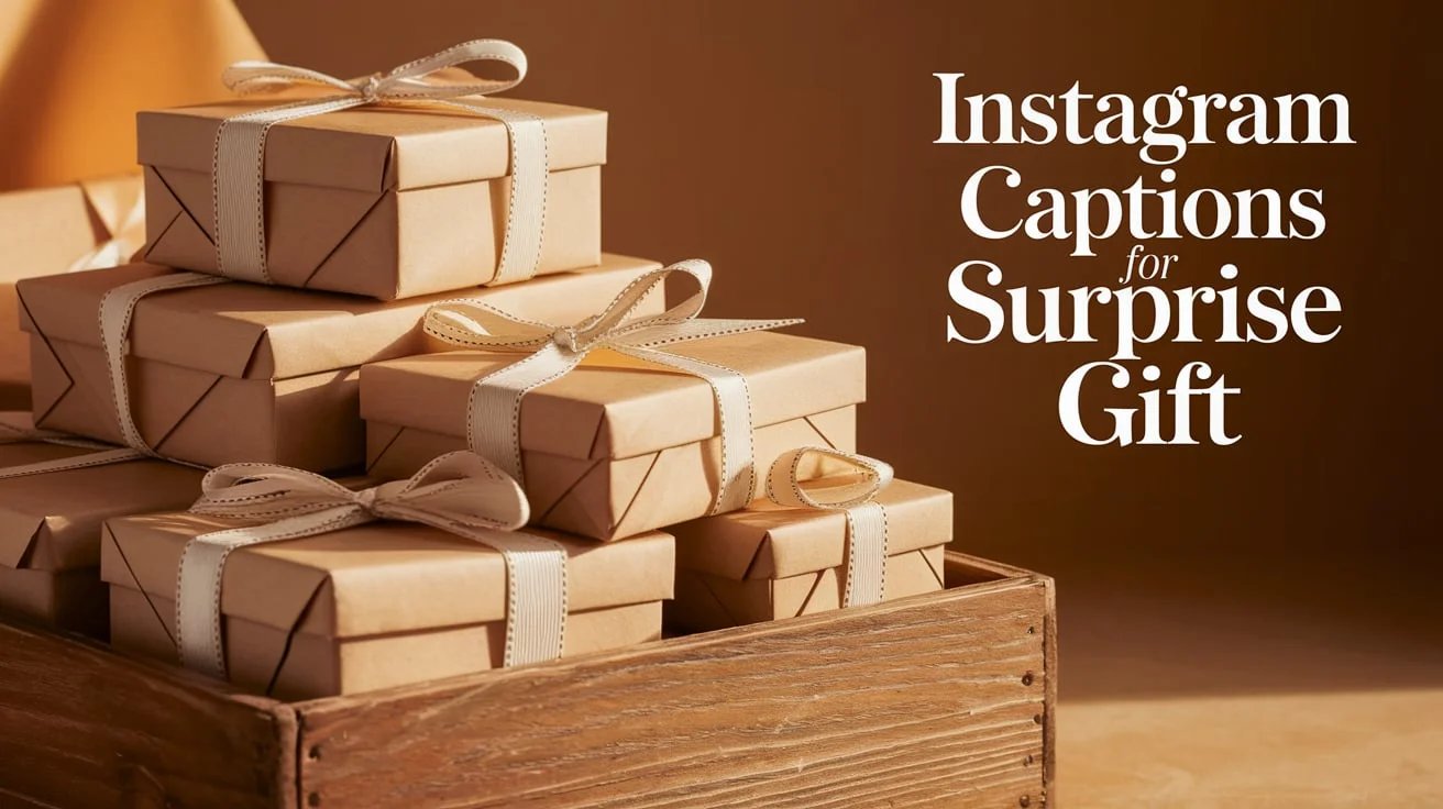 Instagram Captions For Surprise Gift