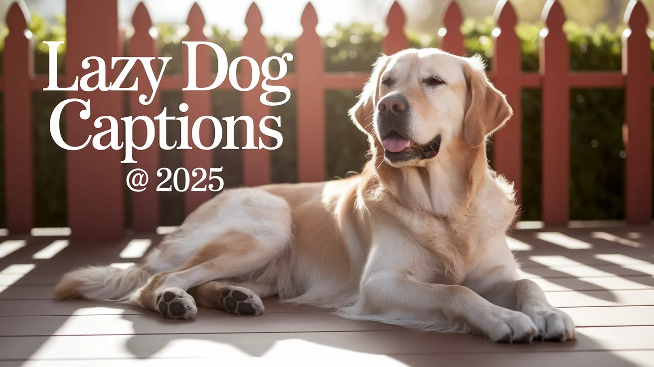 Lazy Dog Captions