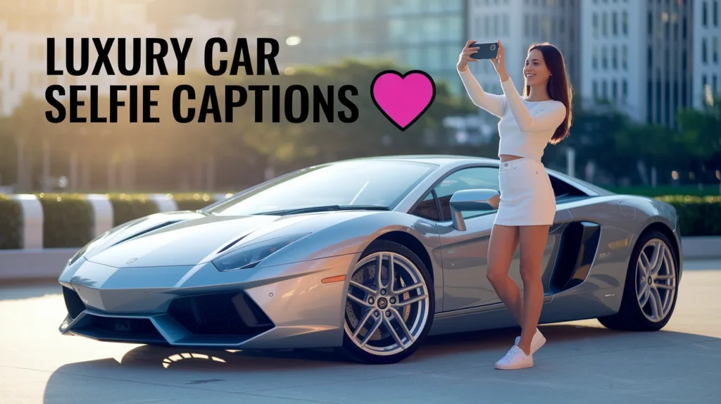 Luxury Car Selfie Captions
