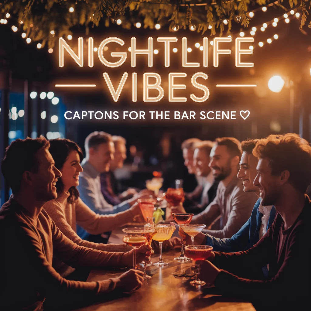 Nightlife Vibes Captions For The Bar Scene