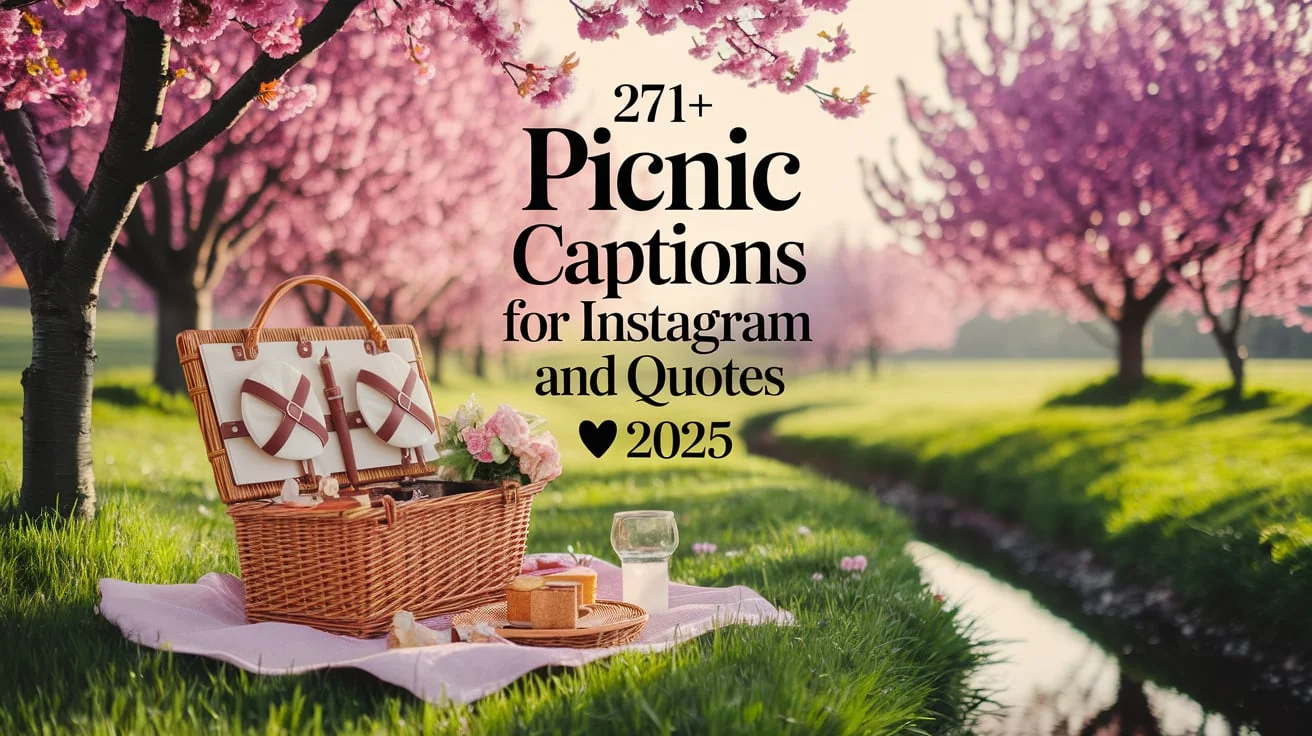 Picnic Captions For Instagram and Quotes