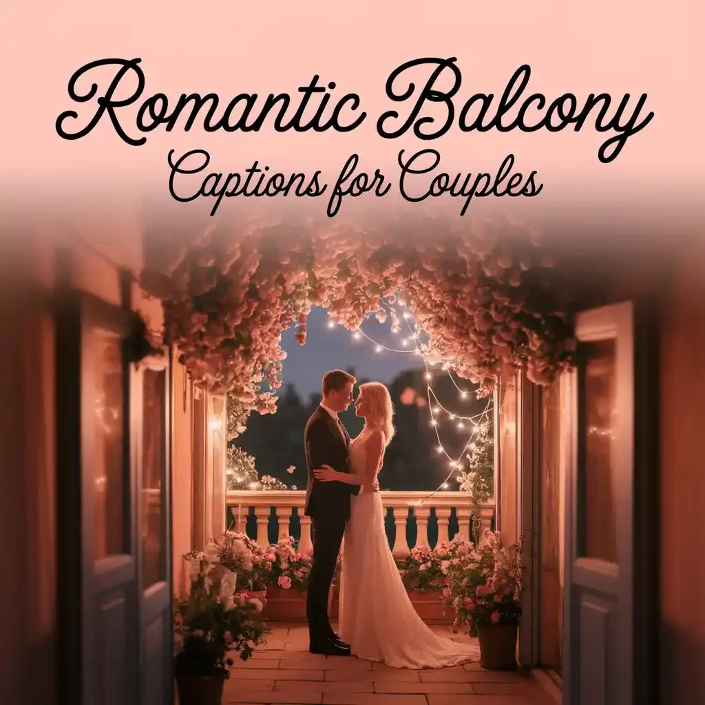 Romantic Balcony Captions For Couples