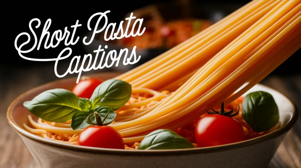 Short Pasta Captions