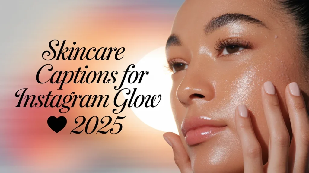Skincare Captions For Instagram Glow