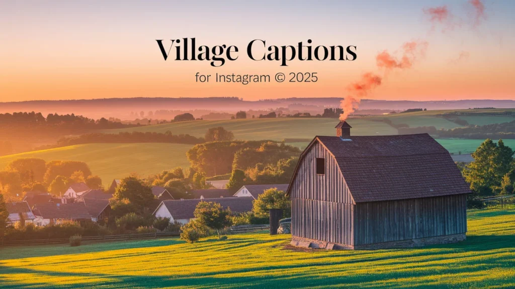 Village Captions For Instagram