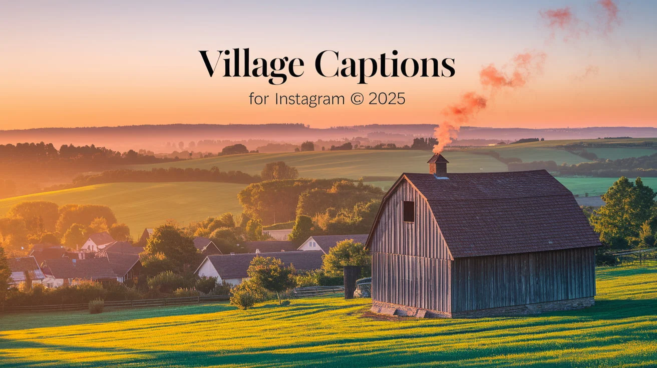 Village Captions For Instagram