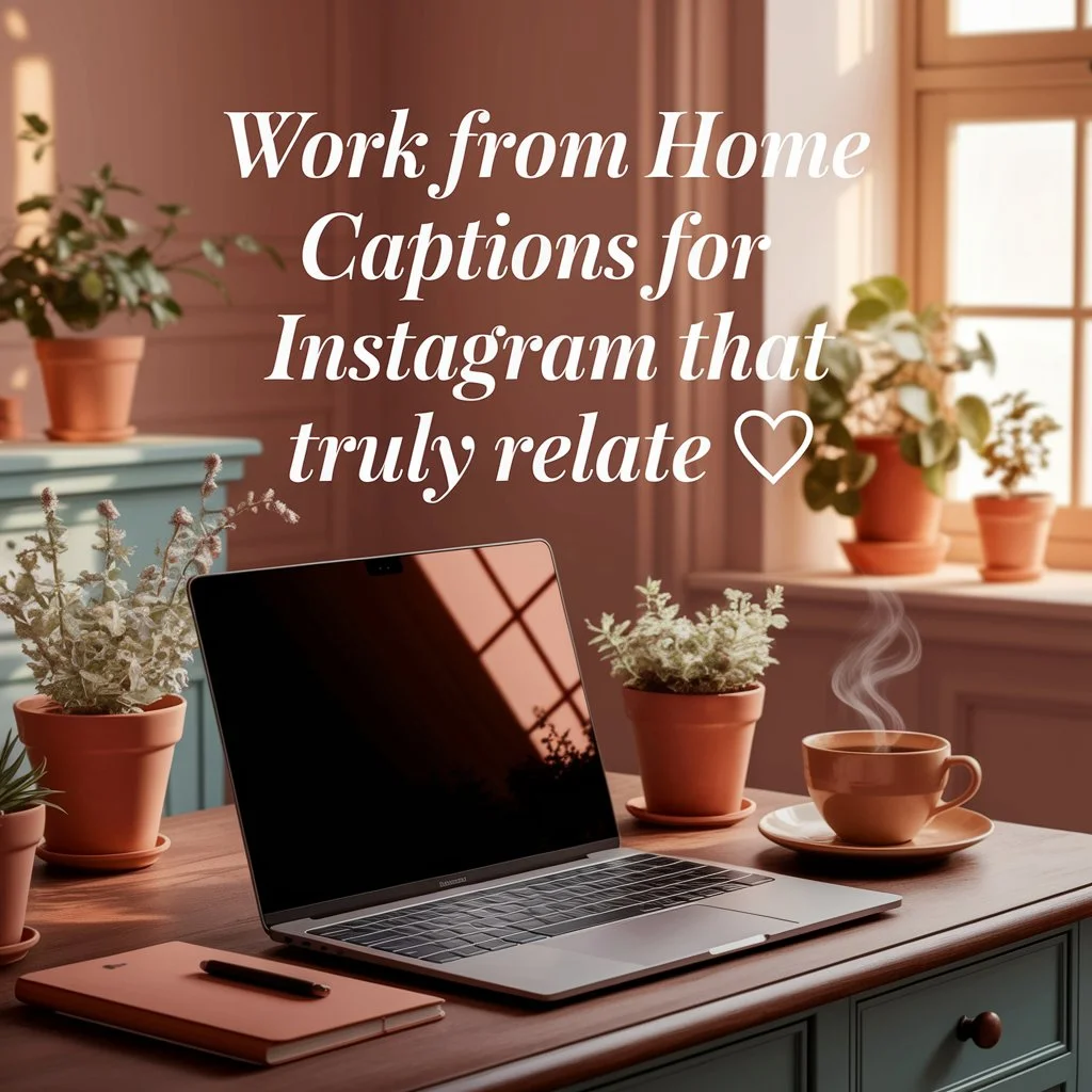 Work From Home Captions For Instagram That Truly Relate
