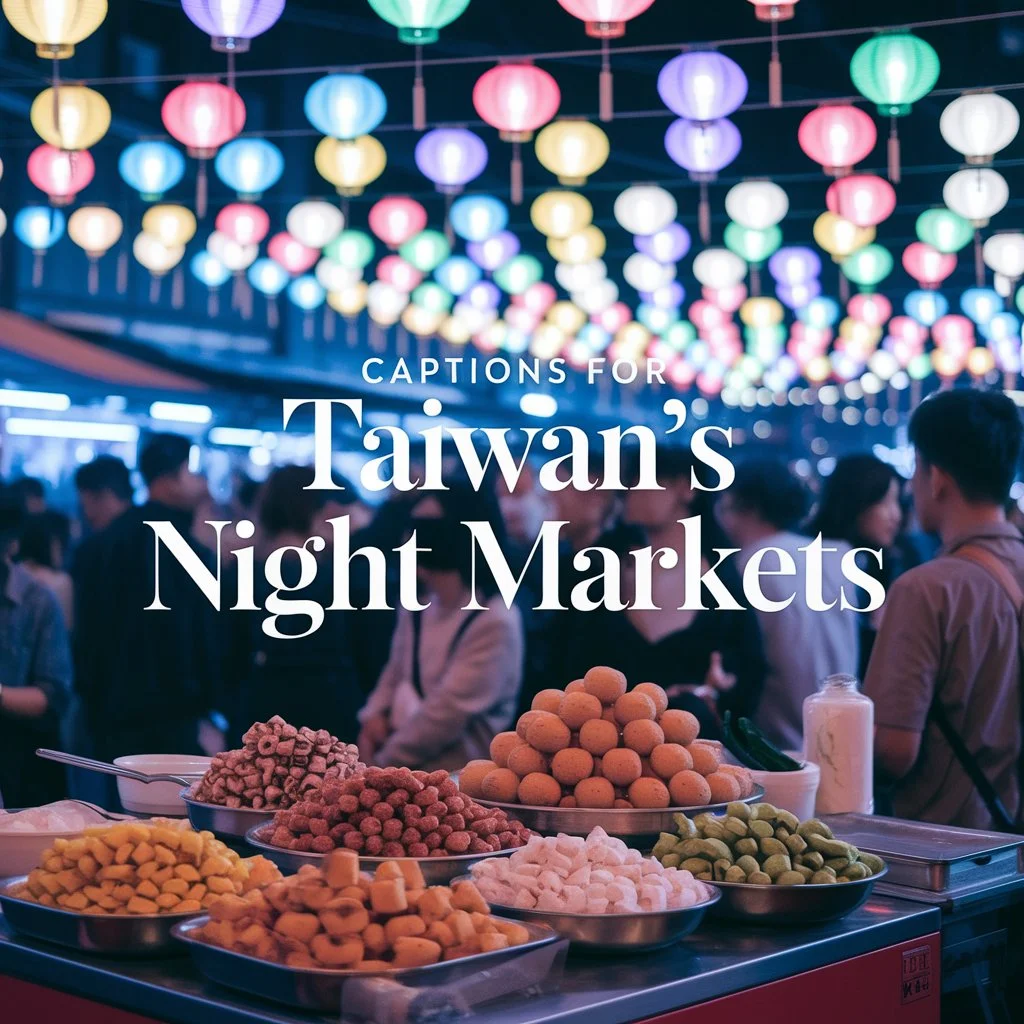 Captions For Taiwan’s Night Markets