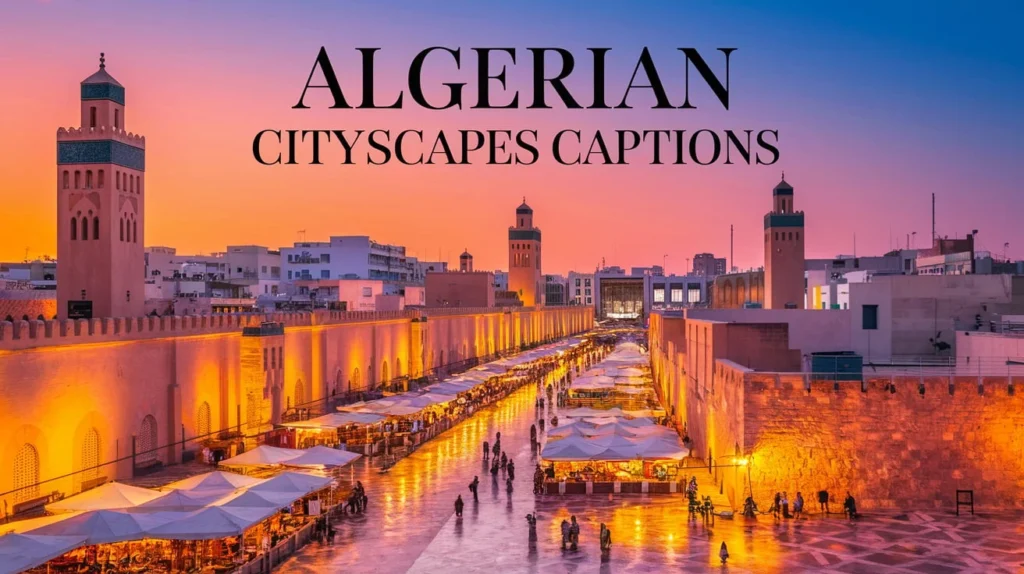 Algerian Cityscapes Captions