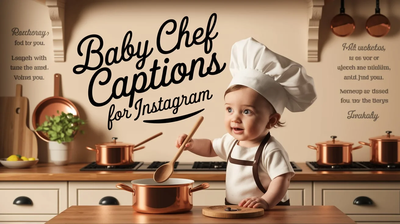 Baby Chef Captions For Instagram