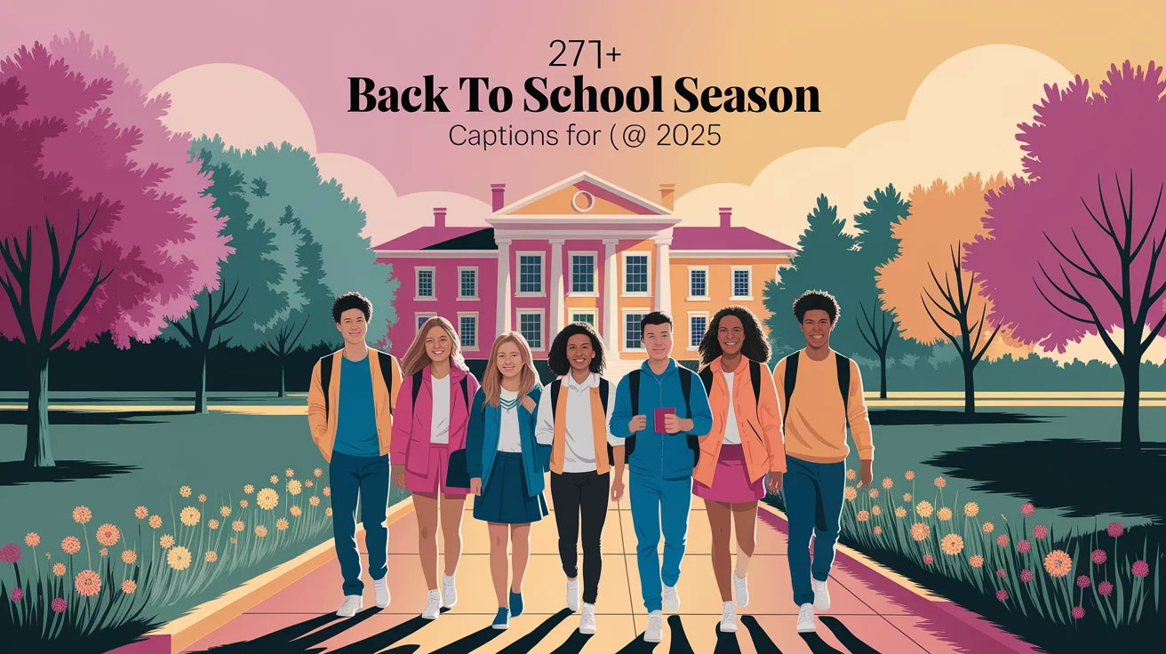 Back to School Season Captions for Instagram