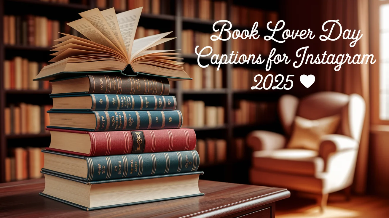 Book Lover Day Captions for Instagram