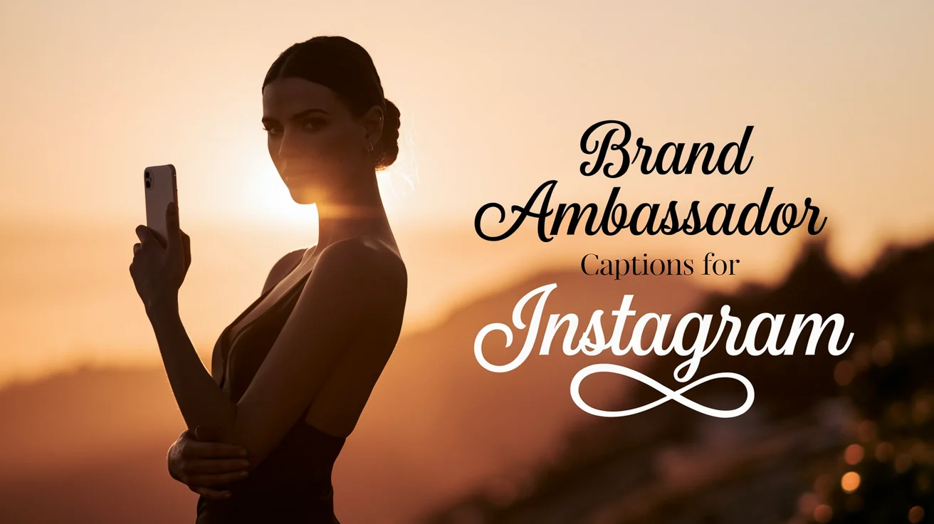 Brand Ambassador Captions for Instagram