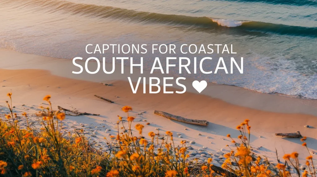 Captions for Coastal South African Vibes 
