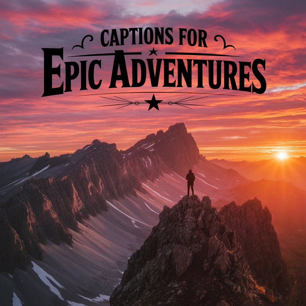 Captions For Epic Adventures