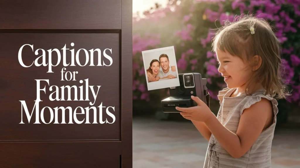 Captions for Family Moments