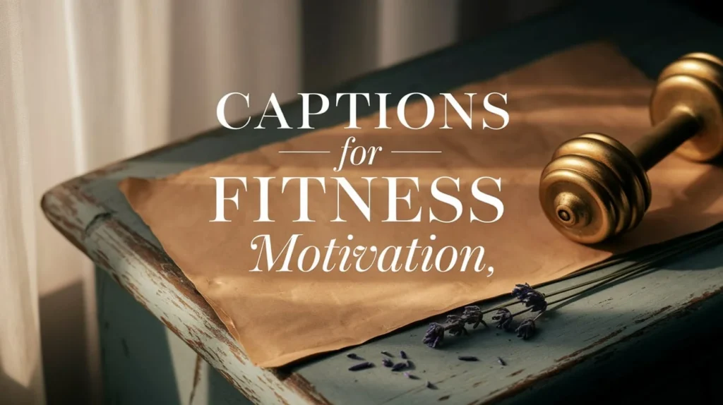 Captions for Fitness Motivation