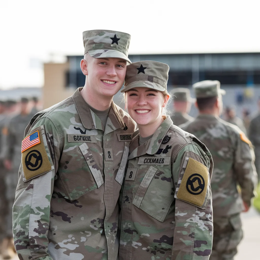 Captions for Military Homecoming Joy