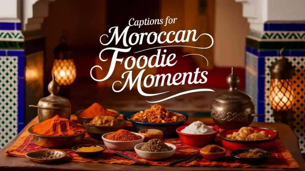 Captions for Moroccan Foodie Moments