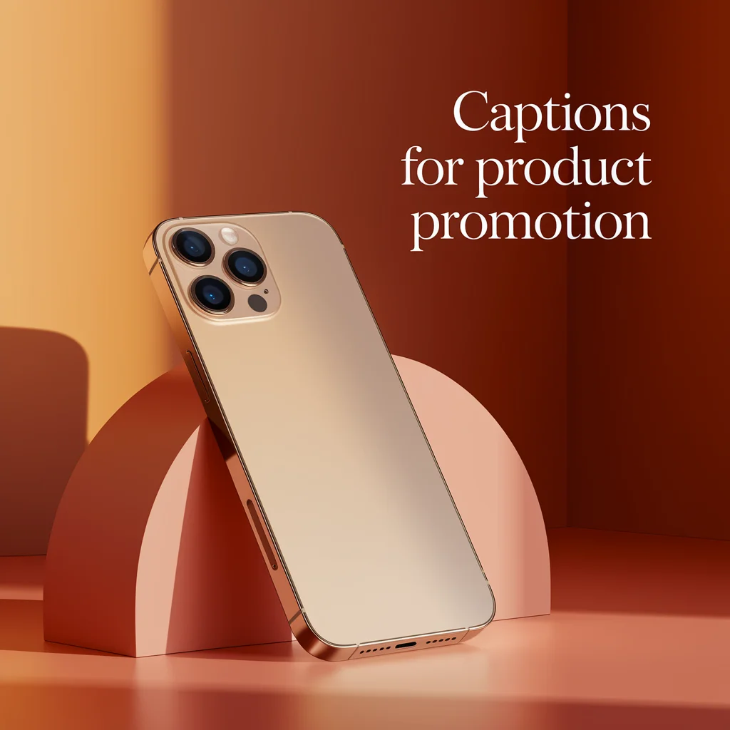 Captions for Product Promotion