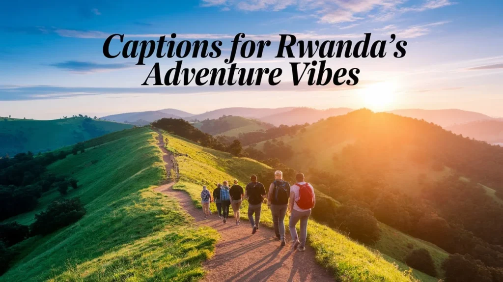 Captions for Rwanda’s Adventure Vibes