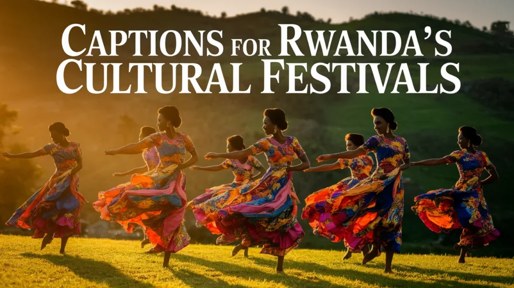 Captions for Rwanda’s Cultural Festivals