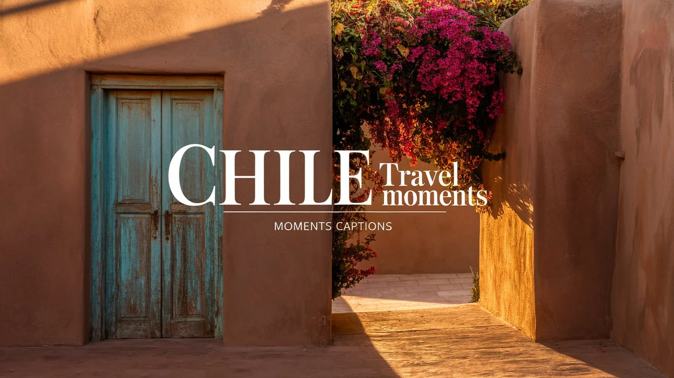 Chile Travel Moments Captions