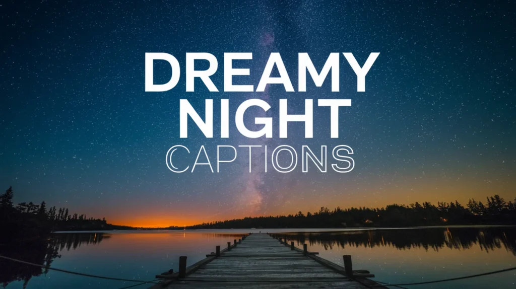 Dreamy Night Captions