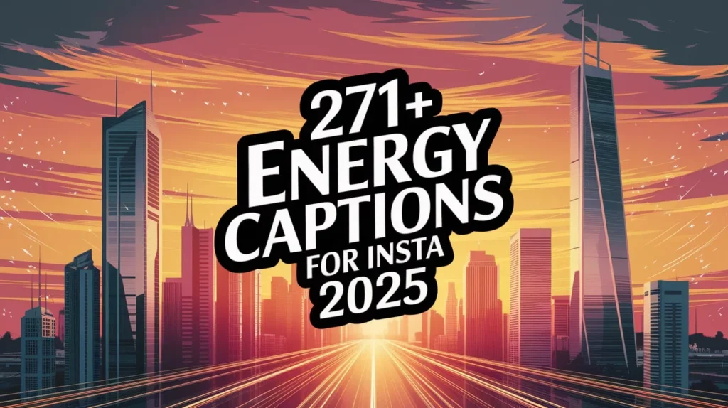 Energy Captions For Instagram