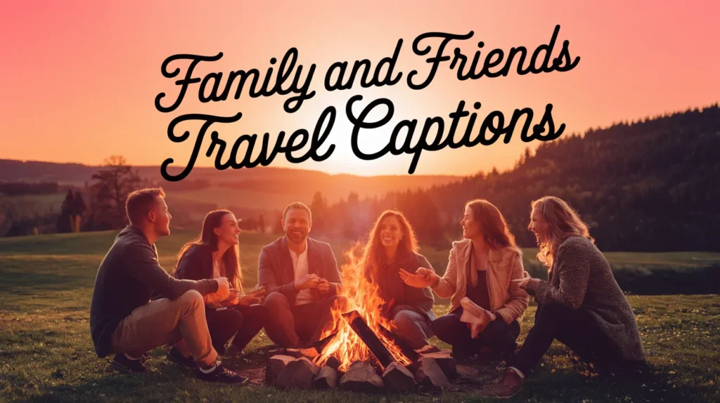 Family and Friends Travel Captions