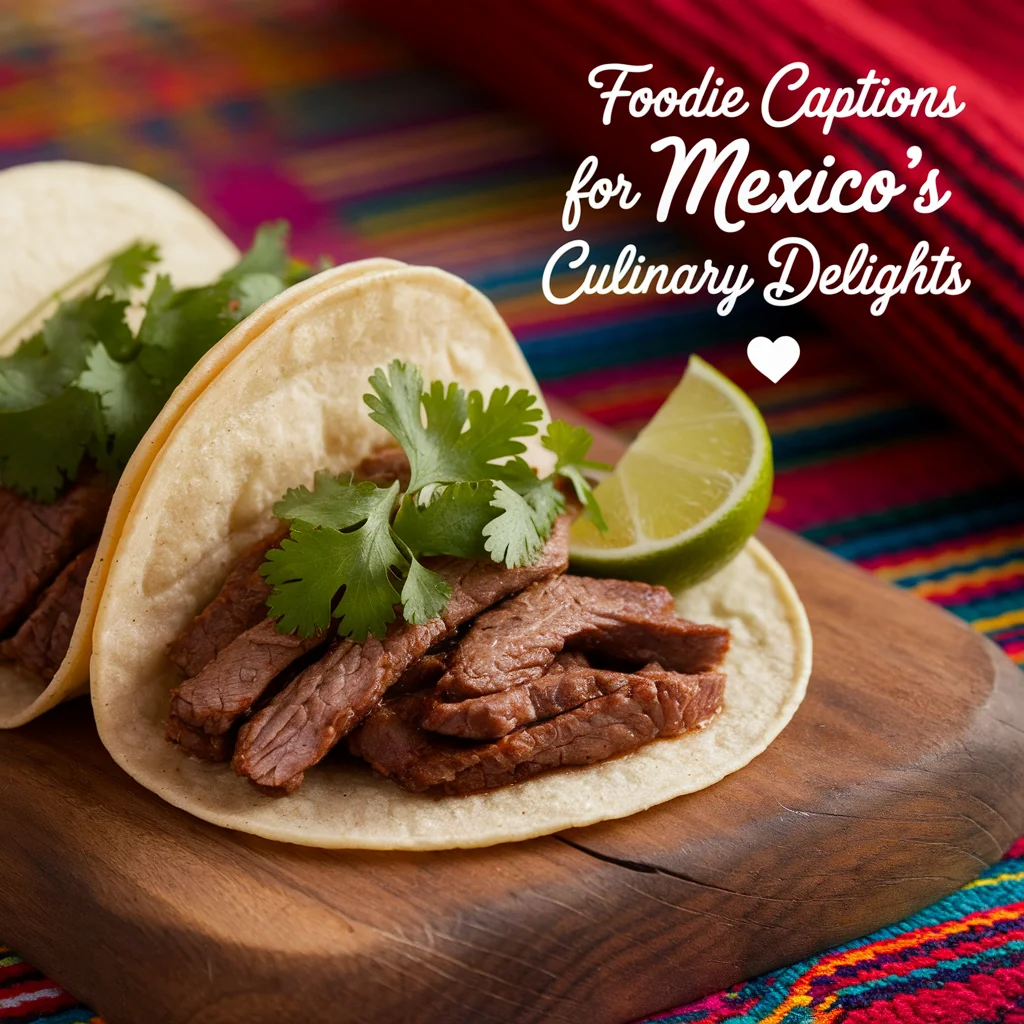 Foodie Captions for Mexico’s Culinary Delights