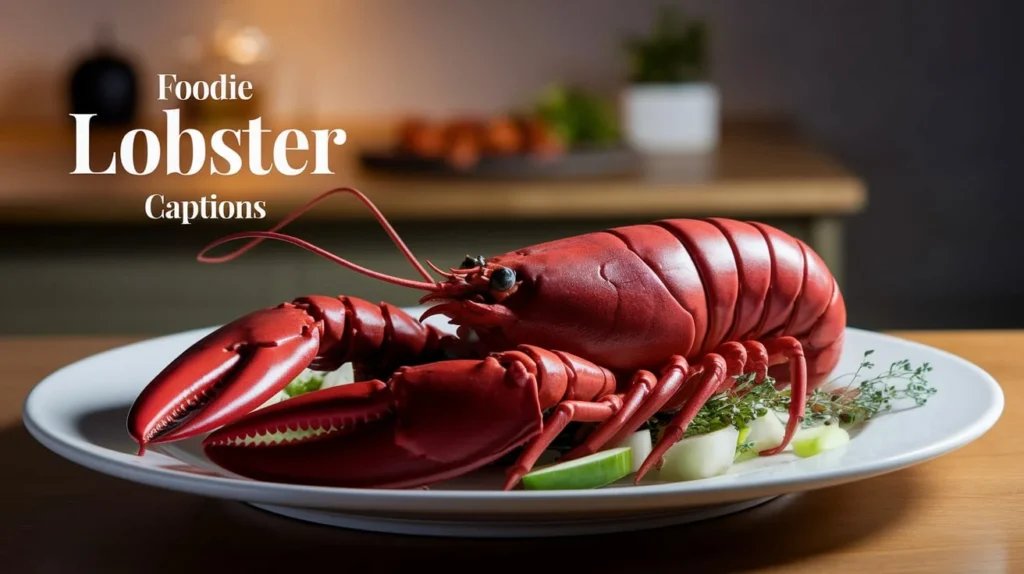 Foodie Lobster Captions