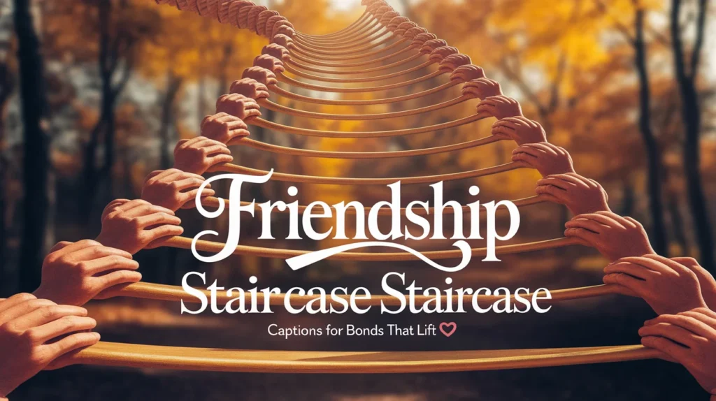 Friendship Staircase Captions for Bonds That Lift